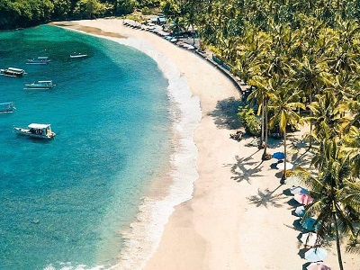 Bali West Nusa Penida Tour, Crystal Bay Beach