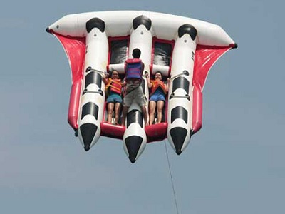 Bali Water Sports Tour, Flying Fish in Bali