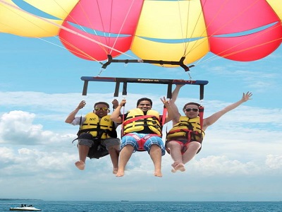 Bali Water Sports Tour, Parasailing Adventure in Bali