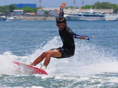 Bali Water Sports Tour, Wake Boarding in Bali